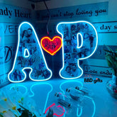 Customized Couple Initials with Neon | Anniversary Gift | Memories | Birthday Gifts - BBD GIFTS